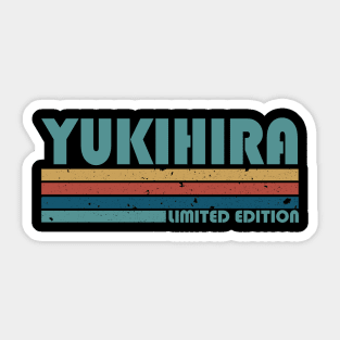 Proud Limited Edition Yukihira Name Personalized Retro Styles Sticker